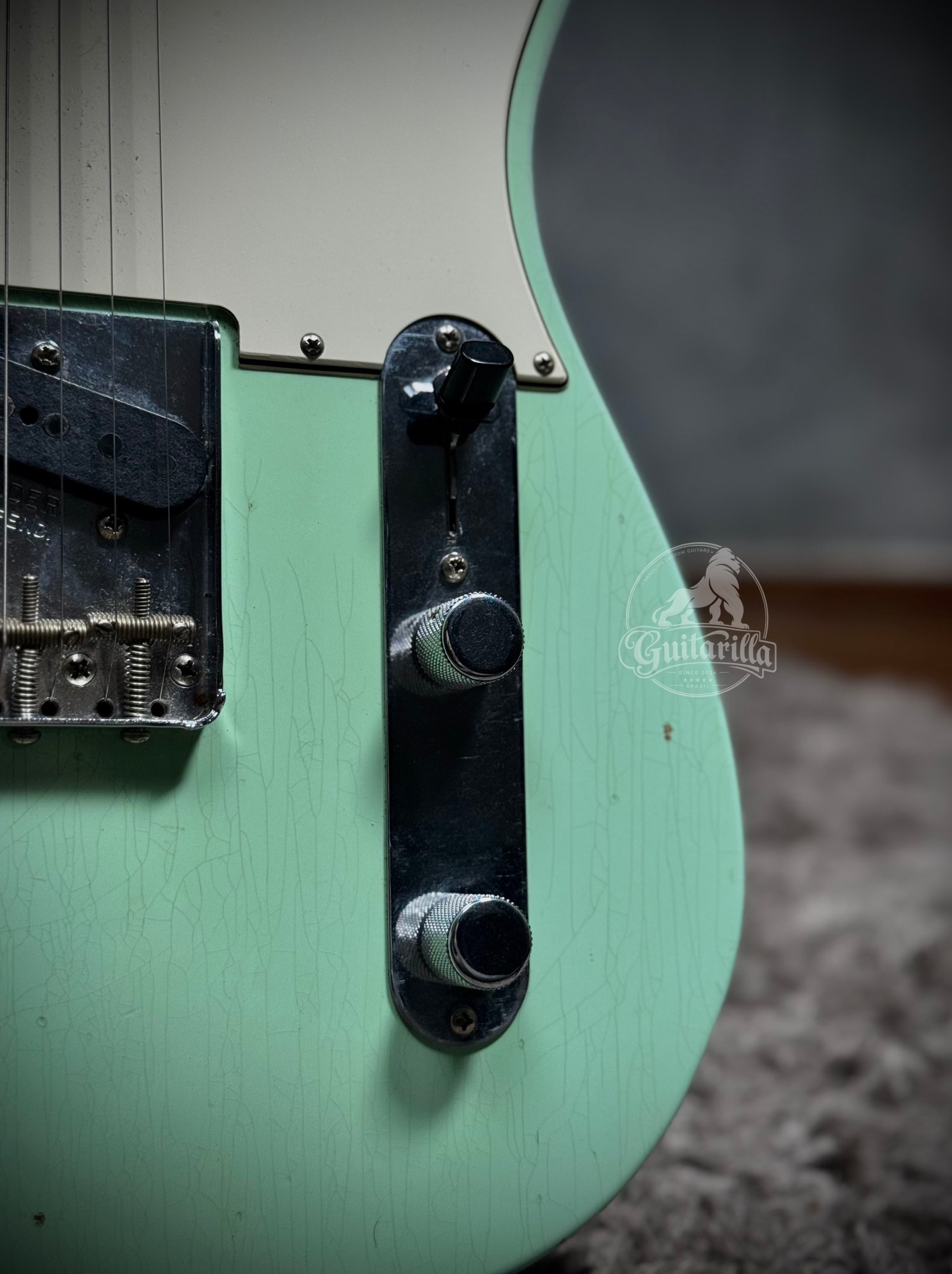 Fender Custom Shop '60s Telecaster — placa de controles e ponte